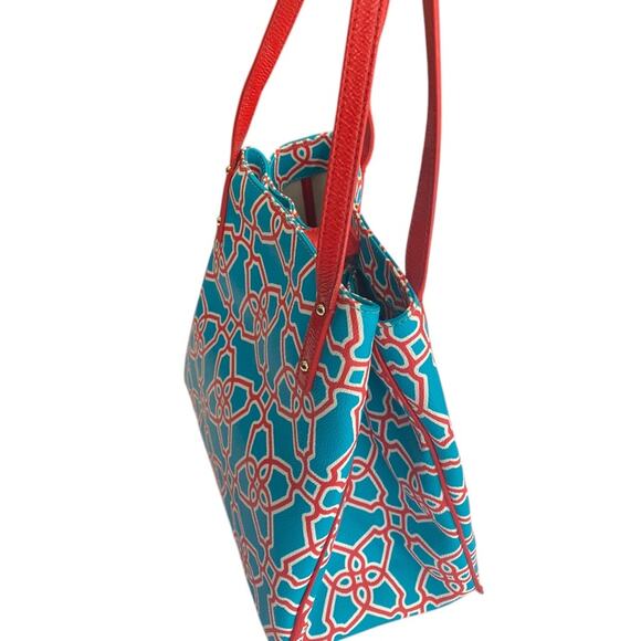 Kate Spade Moroccan Market Michelle Bag Two-Way Convertible Carryall Purse Tote - Picture 4 of 12